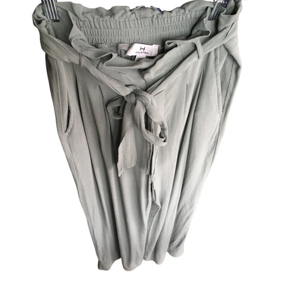 🌸4/$20 Halston High Paperbag Waist Wideleg Trousers - Picture 4 of 9